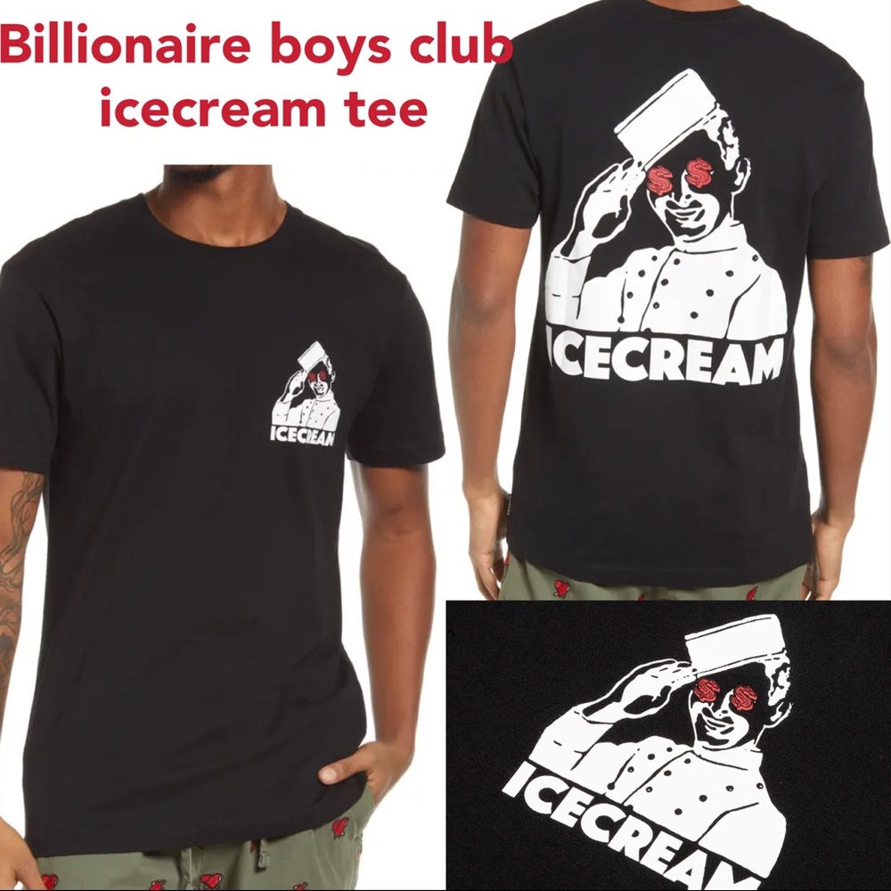 Billionaire Boys Club Icecream Clothing Men T-Shirts Graphic At Your Service Tee